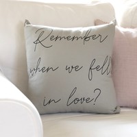 Personalised Light Grey Cushion