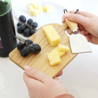 Mini Wooden Cheese Board and Knife Set