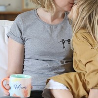 Women's Personalised 'Your Drawing' Mum T-Shirt