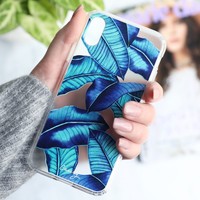 Casery Tropical Leaves iPhone X/XS Case