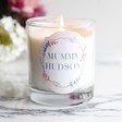 Lisa Angel Personalised Floral Wreath Name Scented Candle