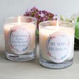 Lisa Angel Colourful Personalised Floral Wreath Quote Scented Candles for Her