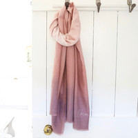 Personalised Name Soft Ombre Scarf
