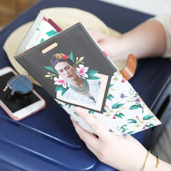 House of Disaster Floral Frida Kahlo Travel Wallet