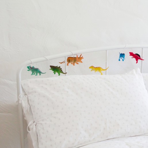 House of Disaster Colourful Dinosaur String Lights