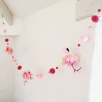 House of Disaster Flamingo Garland
