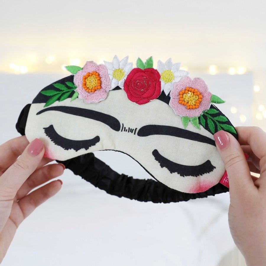 Frida Bright Flowers Eye Mask main image 0