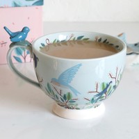 House of Disaster Secret Garden Bird Teacup