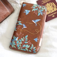 House of Disaster Secret Garden Bird Travel Wallet