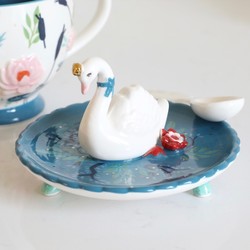 House of Disaster Secret Garden Swan Dish