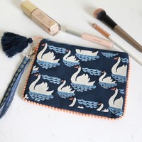 House of Disaster Secret Garden Swan Pouch