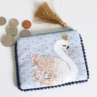 House of Disaster Secret Garden Swan Purse