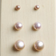 Vintage Pink Pearl Stud Earring Sizes