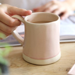 Dassie Artisan Organic Mug in Beetroot Pink