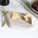Personalised Dassie Artisan Chipo Mini Marble Board & Spreader