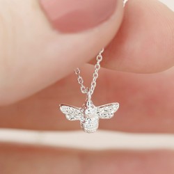 Estella Bartlett Bee Necklace in Silver