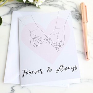 'Forever and Always' Greeting Card