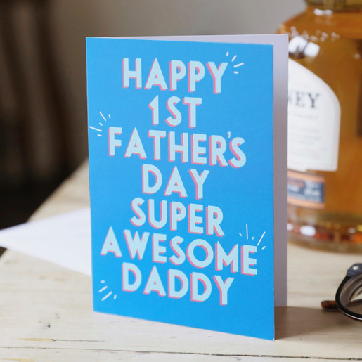 happy 1st fathers day message