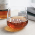 Lisa Angel Flat Base Personalised Whisky Glass