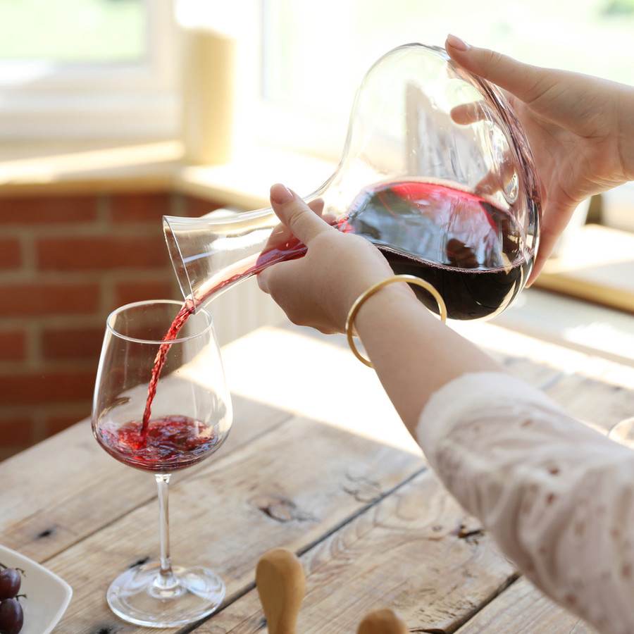 Sagaform Wine Carafe with Personalised Stopper Lisa Angel