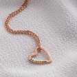 Lisa Angel Delicate Ladies' Rose Gold Plated Vermeil Sterling Silver Necklace