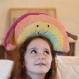 Lisa Angel with Jellycat Amuseable Rainbow Soft Toy
