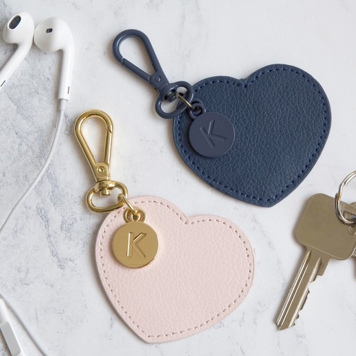 leather photo keyring
