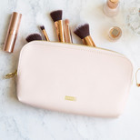Kikki.K Leather Pouch: Pink