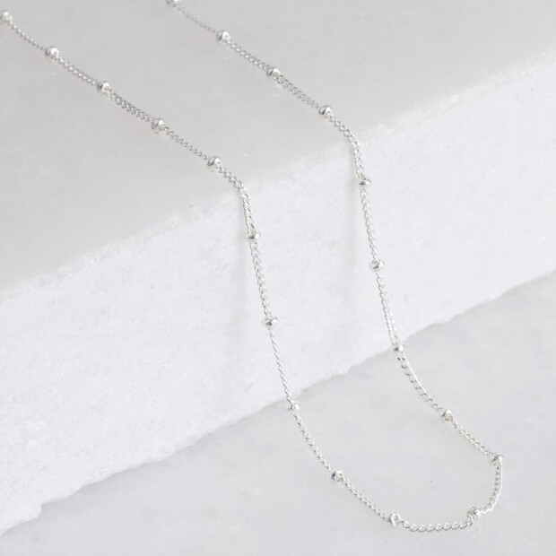 Sterling Silver Satellite Necklace Chain | Jewellery | Lisa Angel