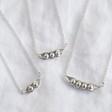 Lisa Angel Sterling Silver Peas in a Pod Necklaces