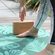 Myga Palm Print Yoga Mat