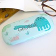 Lisa Angel Personalised Sass & Belle Cute Roarsome Dinosaurs Glasses Case for Kids