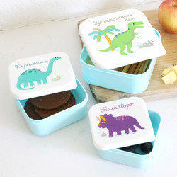 Sass & Belle Set of 3 Roarsome Dinosaurs Lunch Boxes