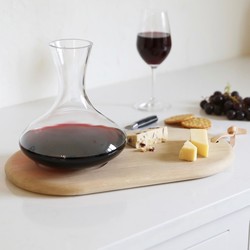 LSA Wine Carafe & Oak Cheese Board Set