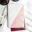 Lisa Angel Ladies' Grey Personalised Iridescent Passport Holder
