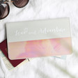 Lisa Angel Ladies' Grey Personalised Slim Travel Wallet