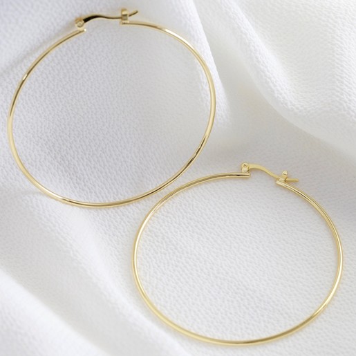 large hoop earrings