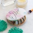 Lisa Angel Ladies' Personalised Watercolour Compact Mirror