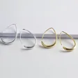 Lisa Angel Small Teardrop Hoop Earrings