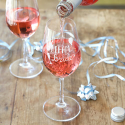 'Team Bride' Hen Party Wine Glass