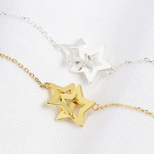 Lisa Angel Interlocking Stars Bracelets