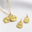 Lisa Angel Ladies' Gold Sterling Silver Affirmation Pendant Necklace