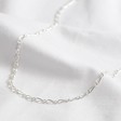 Lisa Angel Oversized Figaro Chain Necklace in Silver