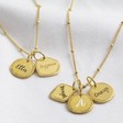 Lisa Angel Delicate Personalised Gold Sterling Silver Affirmation Pendant Necklace