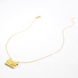 Lisa Angel Full Length Personalised Envelope Locket Necklace with Hidden Charm
