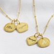 Lisa Angel Engraved Personalised Gold Sterling Silver Affirmation Pendant Necklace