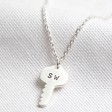 Lisa Angel Personalised Sterling Silver Key Pendant Necklace