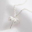 Lisa Angel Ladies' Sterling Silver Palm Tree Pendant Necklace