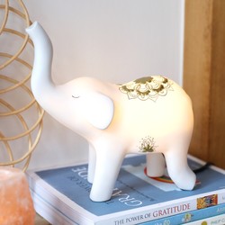 Mandala Elephant LED Night Light
