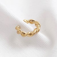 Twisted Ear Cuff in Gold